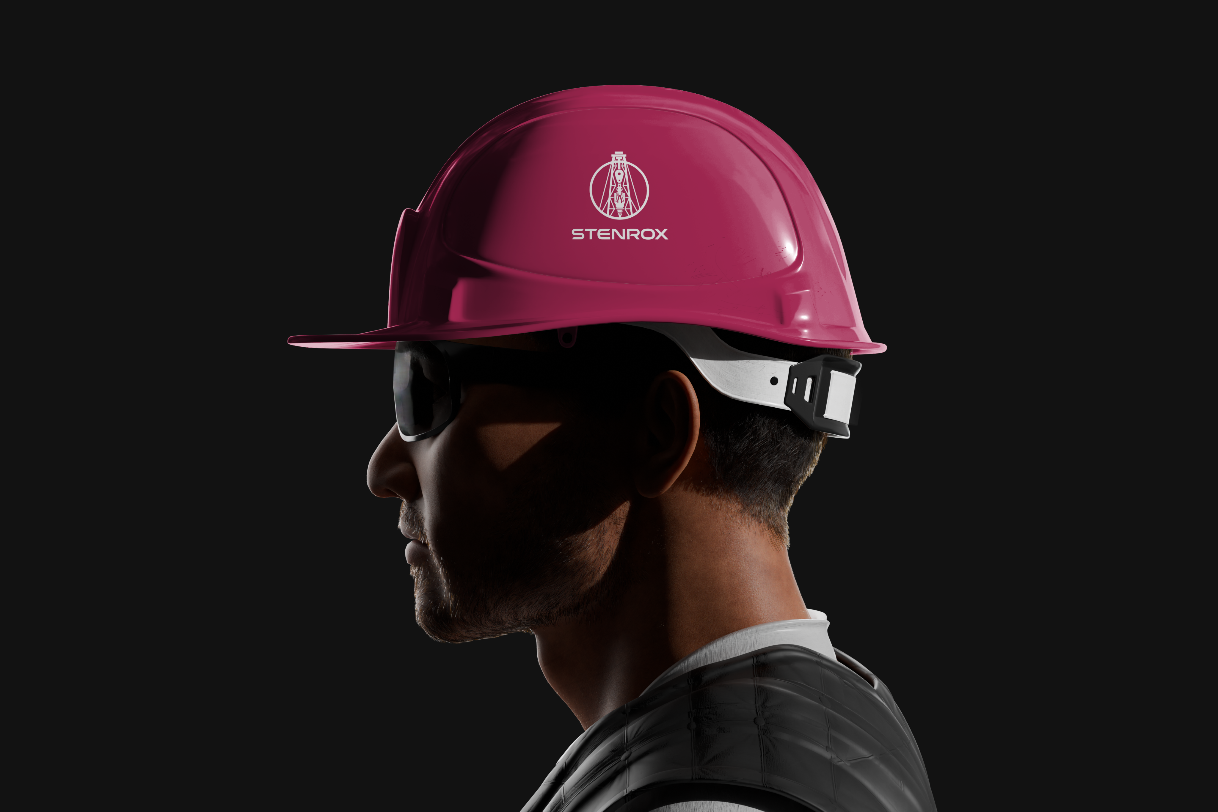 STENROX branded hard hat